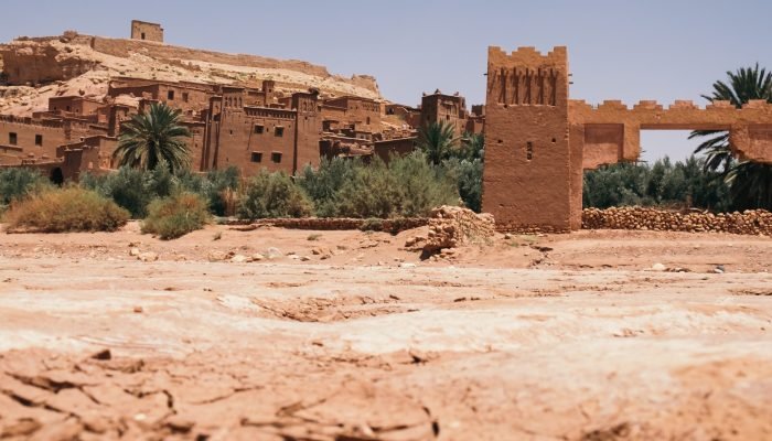 A beautiful view of Kasbah Ait Ben Haddou‌ Aït, Morocco